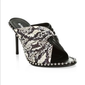 Alexander Wang Genuine snake skin sandals
